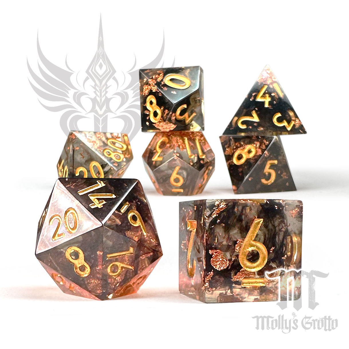 Empyrean Celestial Patron Warlock Dice Mollys Grotto