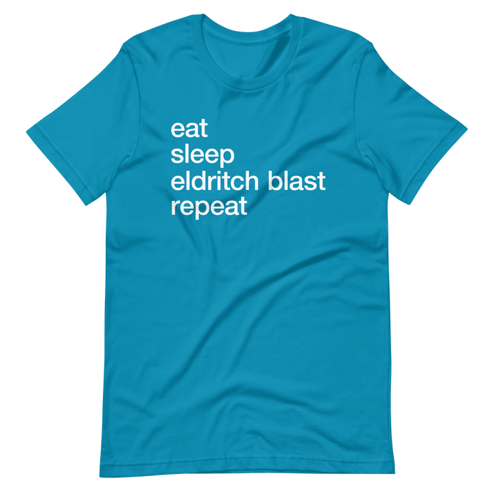 D&D Eldritch Blast inspired T-Shirt - Aqua