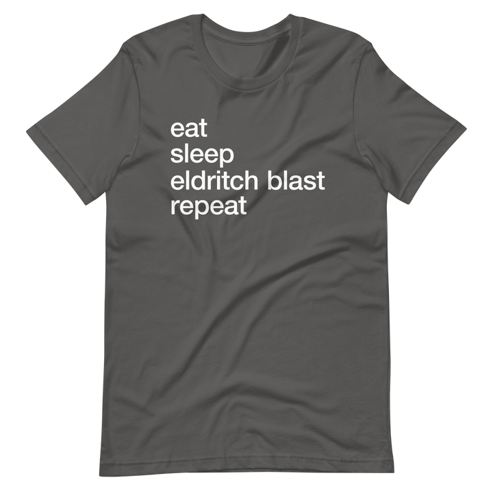 D&D Eldritch Blast inspired T-Shirt - Grey