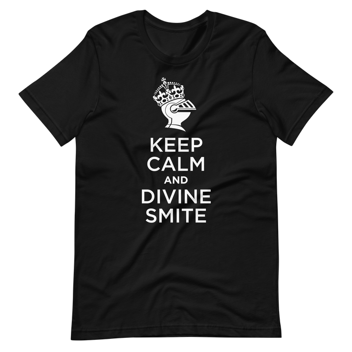 D&D Divine Smite inspired T-Shirt - Black