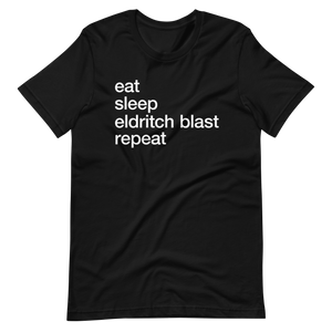 Open image in slideshow, D&amp;D Eldritch Blast inspired T-Shirt - Black
