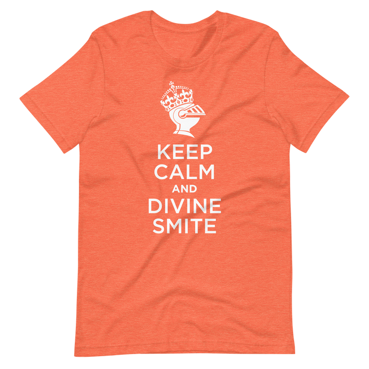 D&D Divine Smite inspired T-Shirt - Orange Flecked