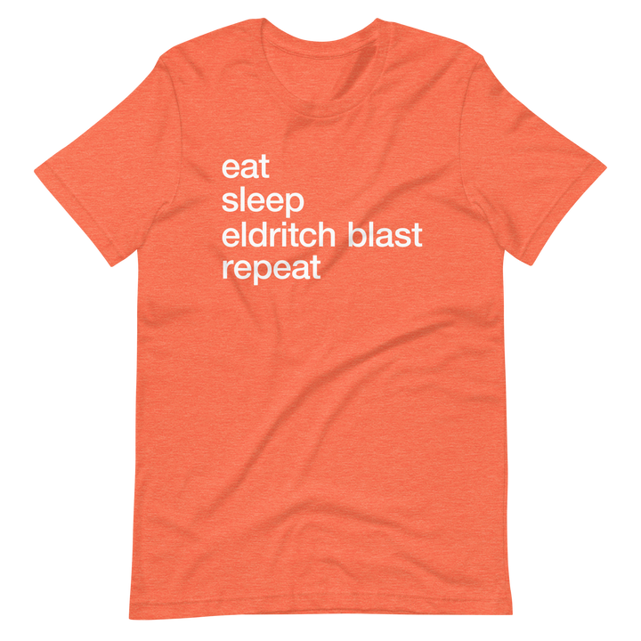 D&D Eldritch Blast inspired T-Shirt - Orange