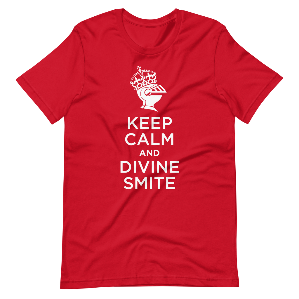 D&D Divine Smite inspired T-Shirt - Red