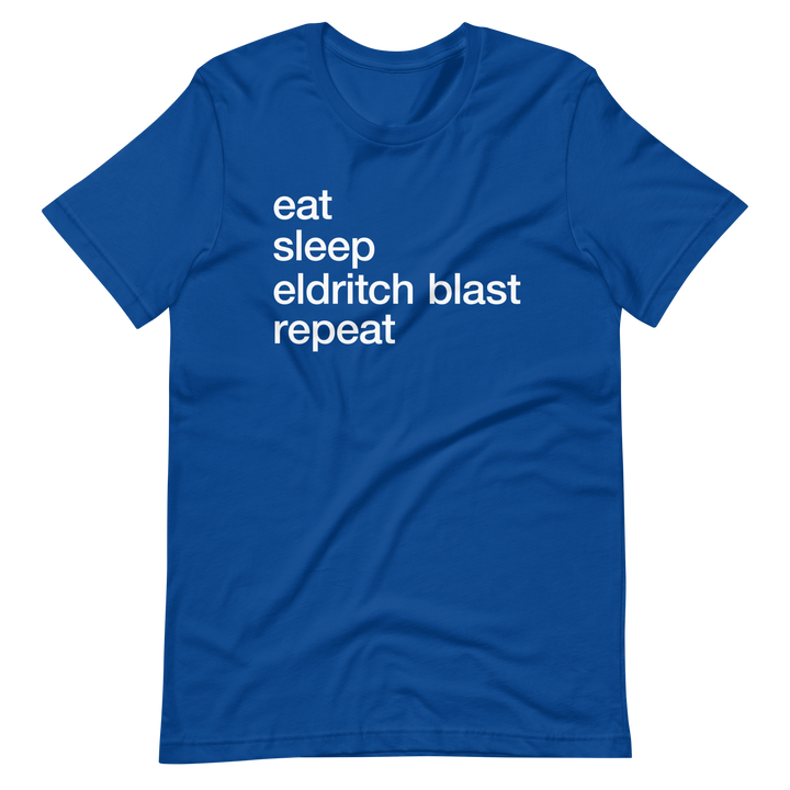 D&D Eldritch Blast inspired T-Shirt - Blue