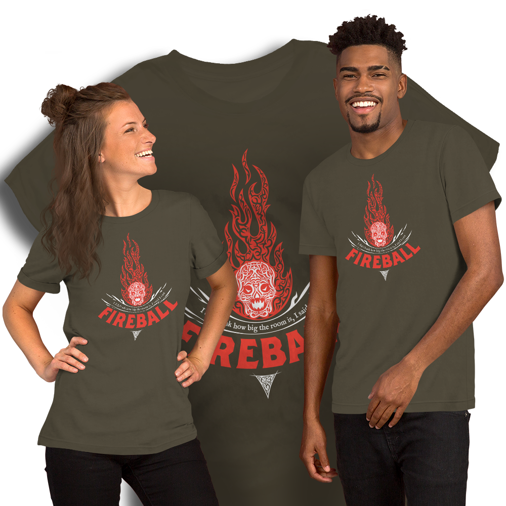 D&D Fireball Shirt