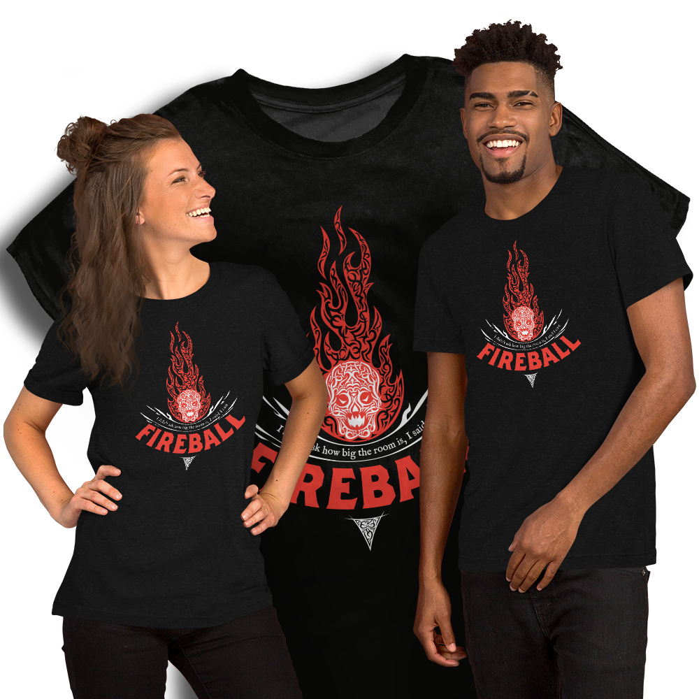 D&D Fireball Shirt