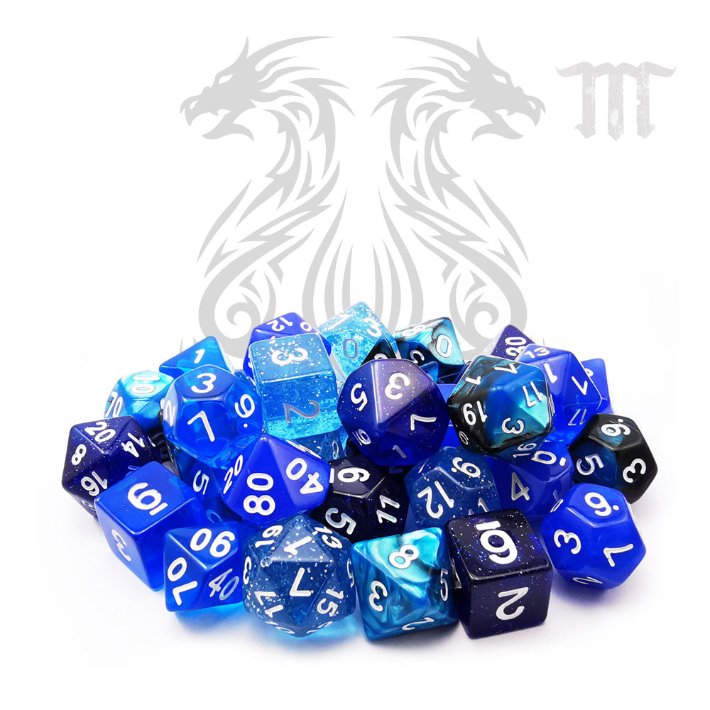 Cheap Bulk D&D Dice - Blue