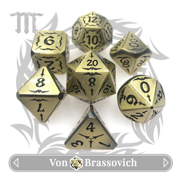 Curse of Strahd inspired D&D Dice - 