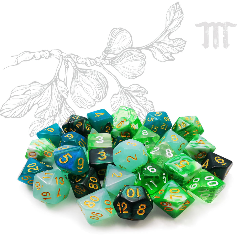 Cheap Bulk D&D Dice - Green