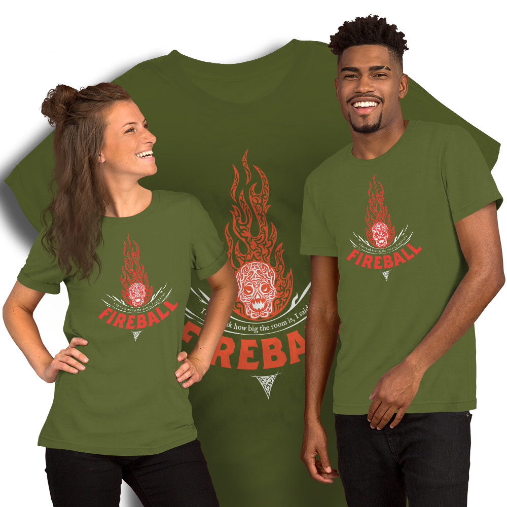 D&D Fireball Shirt