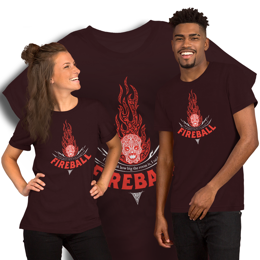 D&D Fireball Shirt