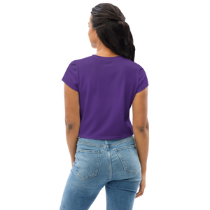 Thicc Crop Tee Womens Purple